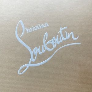 Size 40 new Black Louboutin heels .. with box and both dust bags